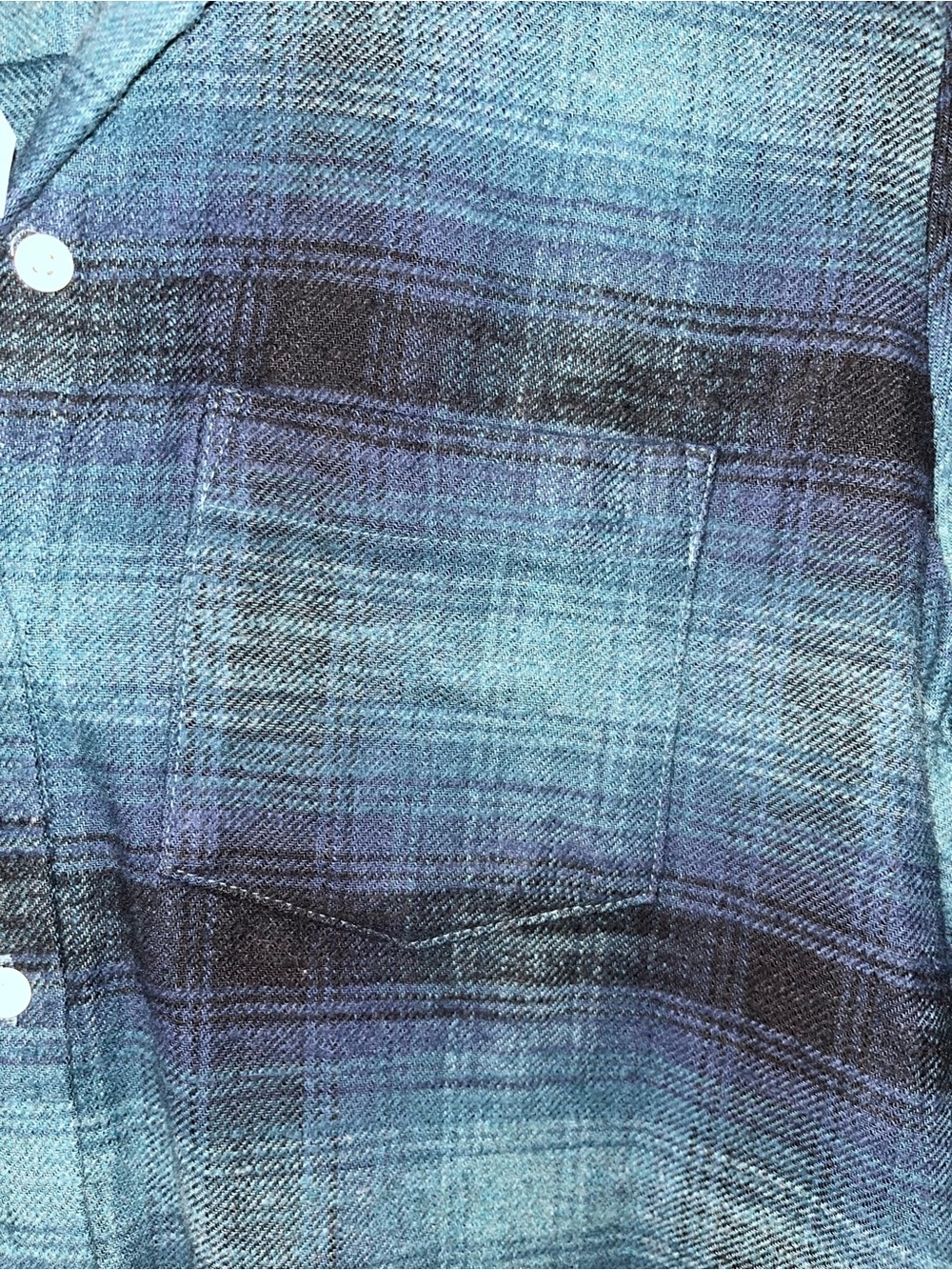 NWT Madewell Slub Flannel Oversized Ex-Boyfriend Shirt in Plaid Small - Picture 7 of 8